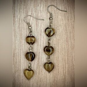 Handmade Tiger Eye Earrings